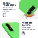 Laptop, Telefoane si Tablete - Telefoane mobile si accesorii - Accesorii Telefoane - Huse telefoane - Husa Kwmobile pentru Samsung Galaxy A56 5G, incarcare wireless, silicon, verde lime - Infinity.ro