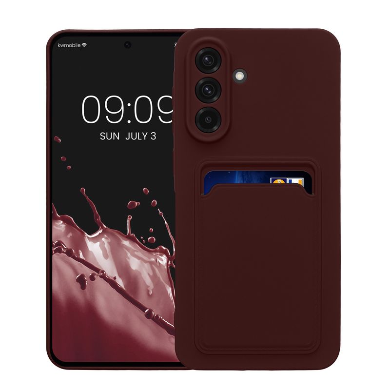 Laptop, Telefoane si Tablete - Telefoane mobile si accesorii - Accesorii Telefoane - Huse telefoane - Husa Kwmobile pentru Samsung Galaxy A56 5G, incarcare wireless, silicon, rosu - Infinity.ro