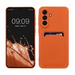 Laptop, Telefoane si Tablete - Telefoane mobile si accesorii - Accesorii Telefoane - Huse telefoane - Husa Kwmobile pentru Samsung Galaxy A56 5G, incarcare wireless, silicon, portocaliu, TPU - Infinity.ro