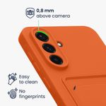 Laptop, Telefoane si Tablete - Telefoane mobile si accesorii - Accesorii Telefoane - Huse telefoane - Husa Kwmobile pentru Samsung Galaxy A56 5G, incarcare wireless, silicon, portocaliu, TPU - Infinity.ro