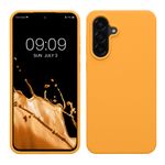 Laptop, Telefoane si Tablete - Telefoane mobile si accesorii - Accesorii Telefoane - Huse telefoane - Husa Kwmobile pentru Samsung Galaxy A56 5G, incarcare wireless, silicon, portocaliu - Infinity.ro