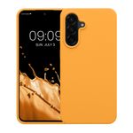 Laptop, Telefoane si Tablete - Telefoane mobile si accesorii - Accesorii Telefoane - Huse telefoane - Husa Kwmobile pentru Samsung Galaxy A56 5G, incarcare wireless, silicon, portocaliu - Infinity.ro