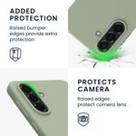 Laptop, Telefoane si Tablete - Telefoane mobile si accesorii - Accesorii Telefoane - Huse telefoane - Husa Kwmobile pentru Samsung Galaxy A56 5G, incarcare wireless, silicon, verde, gri - Infinity.ro