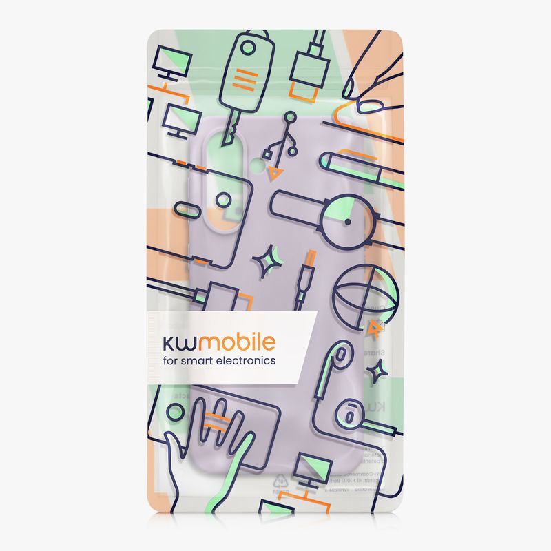 Laptop, Telefoane si Tablete - Telefoane mobile si accesorii - Accesorii Telefoane - Huse telefoane - Husa Kwmobile pentru Samsung Galaxy A56 5G, incarcare wireless, TPU, lavanda - Infinity.ro