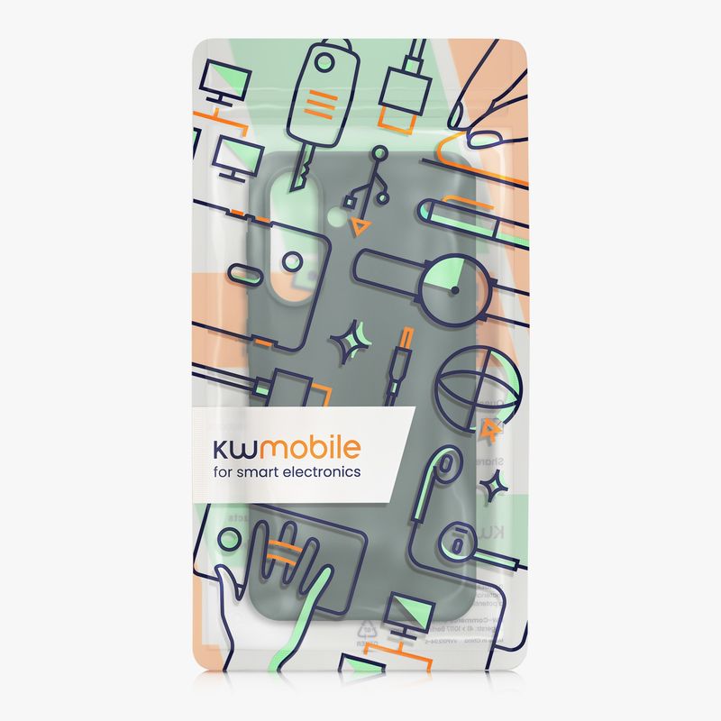 Laptop, Telefoane si Tablete - Telefoane mobile si accesorii - Accesorii Telefoane - Huse telefoane - Husa Kwmobile pentru Samsung Galaxy A56 5G, incarcare wireless, silicon, verde muschi - Infinity.ro