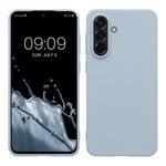 Laptop, Telefoane si Tablete - Telefoane mobile si accesorii - Accesorii Telefoane - Huse telefoane - Husa Kwmobile pentru Samsung Galaxy A56 5G, incarcare wireless, TPU, albastru deschis - Infinity.ro