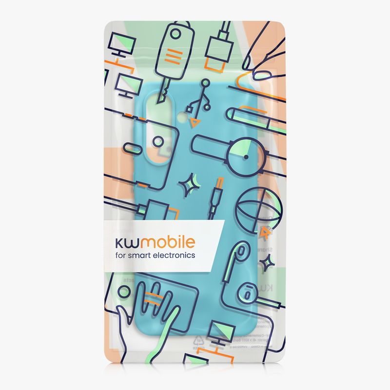 Laptop, Telefoane si Tablete - Telefoane mobile si accesorii - Accesorii Telefoane - Huse telefoane - Husa Kwmobile pentru Samsung Galaxy A56 5G, incarcare wireless, TPU, albastru glaciar - Infinity.ro