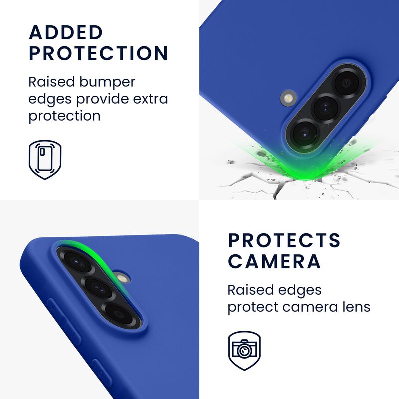 Laptop, Telefoane si Tablete - Telefoane mobile si accesorii - Accesorii Telefoane - Huse telefoane - Husa Kwmobile pentru Samsung Galaxy A56 5G, incarcare wireless, TPU, albastru baltic - Infinity.ro