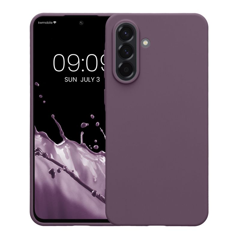 Laptop, Telefoane si Tablete - Telefoane mobile si accesorii - Accesorii Telefoane - Huse telefoane - Husa Kwmobile pentru Samsung Galaxy A56 5G, incarcare wireless, TPU, iris - Infinity.ro