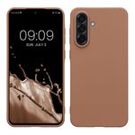 Laptop, Telefoane si Tablete - Telefoane mobile si accesorii - Accesorii Telefoane - Huse telefoane - Husa Kwmobile pentru Samsung Galaxy A56 5G, incarcare wireless, TPU, maro - Infinity.ro