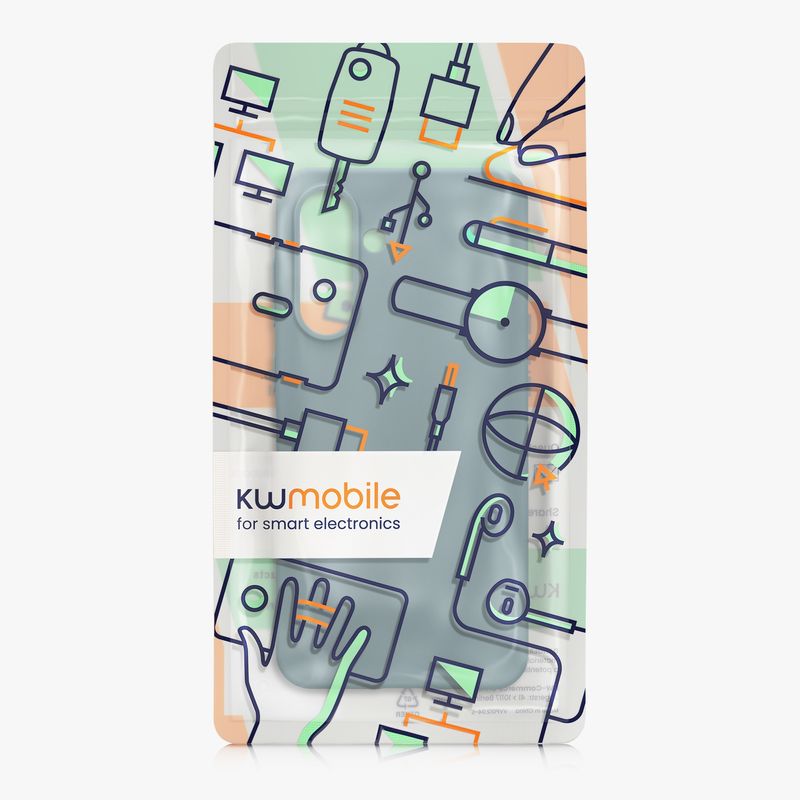 Laptop, Telefoane si Tablete - Telefoane mobile si accesorii - Accesorii Telefoane - Huse telefoane - Husa Kwmobile pentru Samsung Galaxy A56 5G, incarcare wireless, TPU, piatra - Infinity.ro