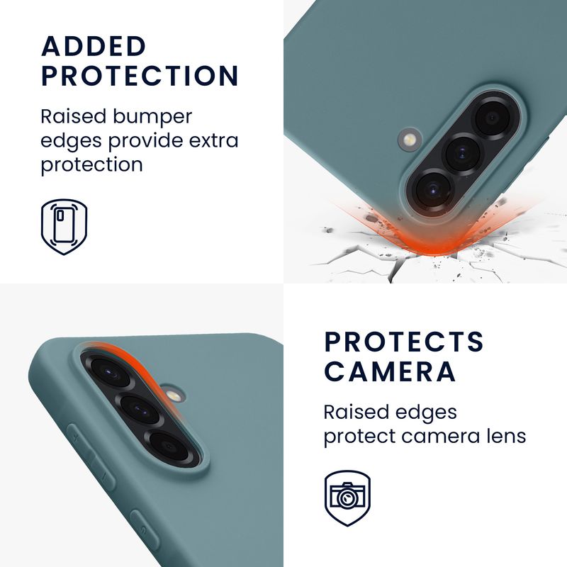 Laptop, Telefoane si Tablete - Telefoane mobile si accesorii - Accesorii Telefoane - Huse telefoane - Husa Kwmobile pentru Samsung Galaxy A56 5G, incarcare wireless, TPU, piatra - Infinity.ro