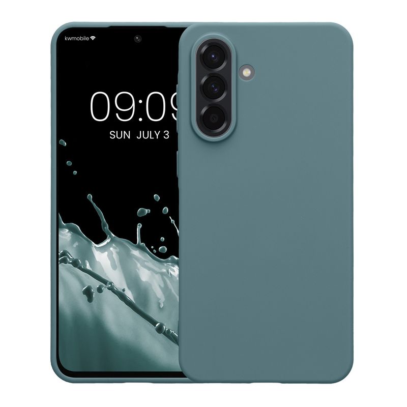 Laptop, Telefoane si Tablete - Telefoane mobile si accesorii - Accesorii Telefoane - Huse telefoane - Husa Kwmobile pentru Samsung Galaxy A56 5G, incarcare wireless, TPU, piatra - Infinity.ro