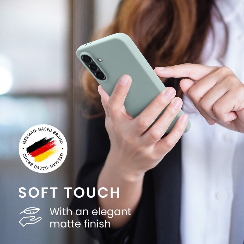 Laptop, Telefoane si Tablete - Telefoane mobile si accesorii - Accesorii Telefoane - Huse telefoane - Husa Kwmobile pentru Samsung Galaxy A56 5G, incarcare wireless, TPU, menta - Infinity.ro