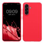 Laptop, Telefoane si Tablete - Telefoane mobile si accesorii - Accesorii Telefoane - Huse telefoane - Husa Kwmobile pentru Samsung Galaxy A56 5G, incarcare wireless, TPU, roz neon - Infinity.ro
