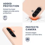 Laptop, Telefoane si Tablete - Telefoane mobile si accesorii - Accesorii Telefoane - Huse telefoane - Husa Kwmobile pentru Samsung Galaxy A56 5G, incarcare wireless, TPU, bej - Infinity.ro