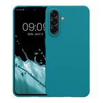 Laptop, Telefoane si Tablete - Telefoane mobile si accesorii - Accesorii Telefoane - Huse telefoane - Husa Kwmobile pentru Samsung Galaxy A56 5G, incarcare wireless, TPU, turcoaz - Infinity.ro