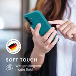 Laptop, Telefoane si Tablete - Telefoane mobile si accesorii - Accesorii Telefoane - Huse telefoane - Husa Kwmobile pentru Samsung Galaxy A56 5G, incarcare wireless, TPU, turcoaz - Infinity.ro