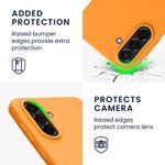 Laptop, Telefoane si Tablete - Telefoane mobile si accesorii - Accesorii Telefoane - Huse telefoane - Husa Kwmobile pentru Samsung Galaxy A56 5G, incarcare wireless, TPU, portocaliu - Infinity.ro