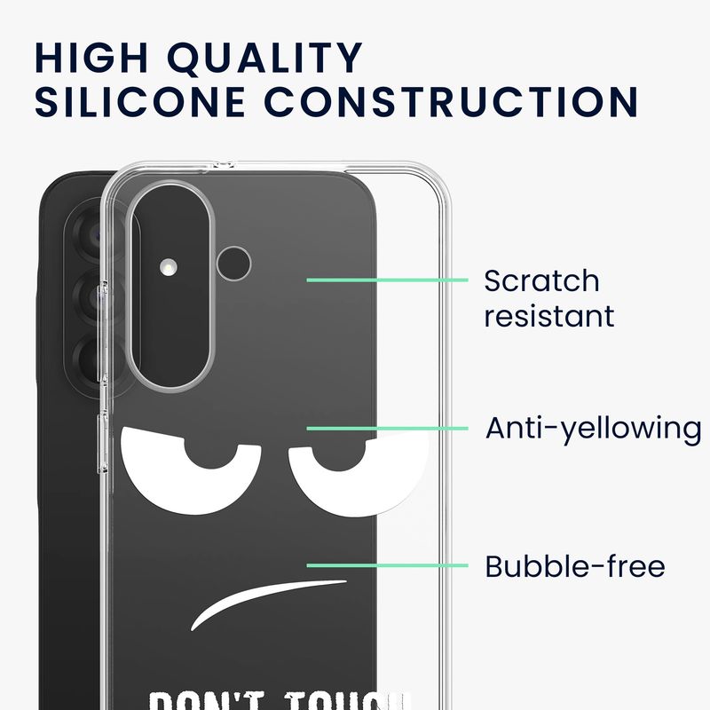 Laptop, Telefoane si Tablete - Telefoane mobile si accesorii - Accesorii Telefoane - Huse telefoane - Husa Kwmobile pentru Samsung Galaxy A56 5G, protectie la socuri, protectie la zgarieturi, silicon, alb, transparent - Infinity.ro