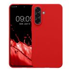 Laptop, Telefoane si Tablete - Telefoane mobile si accesorii - Accesorii Telefoane - Huse telefoane - Husa Kwmobile pentru Samsung Galaxy A56 5G, incarcare wireless, TPU, rosu clasic - Infinity.ro