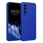 Laptop, Telefoane si Tablete - Telefoane mobile si accesorii - Accesorii Telefoane - Huse telefoane - Husa Kwmobile pentru Samsung Galaxy A57 5G, anti-alunecare, anti-amprenta, silicon, albastru - Infinity.ro