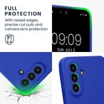 Laptop, Telefoane si Tablete - Telefoane mobile si accesorii - Accesorii Telefoane - Huse telefoane - Husa Kwmobile pentru Samsung Galaxy A57 5G, anti-alunecare, anti-amprenta, silicon, albastru - Infinity.ro