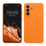 Laptop, Telefoane si Tablete - Telefoane mobile si accesorii - Accesorii Telefoane - Huse telefoane - Husa Kwmobile pentru Samsung Galaxy A56 5G, protectie la zgarieturi, silicon, portocaliu - Infinity.ro