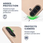 Laptop, Telefoane si Tablete - Telefoane mobile si accesorii - Accesorii Telefoane - Huse telefoane - Husa Kwmobile pentru Samsung Galaxy A57 5G, anti-alunecare, protectie la zgarieturi, silicon, auriu - Infinity.ro