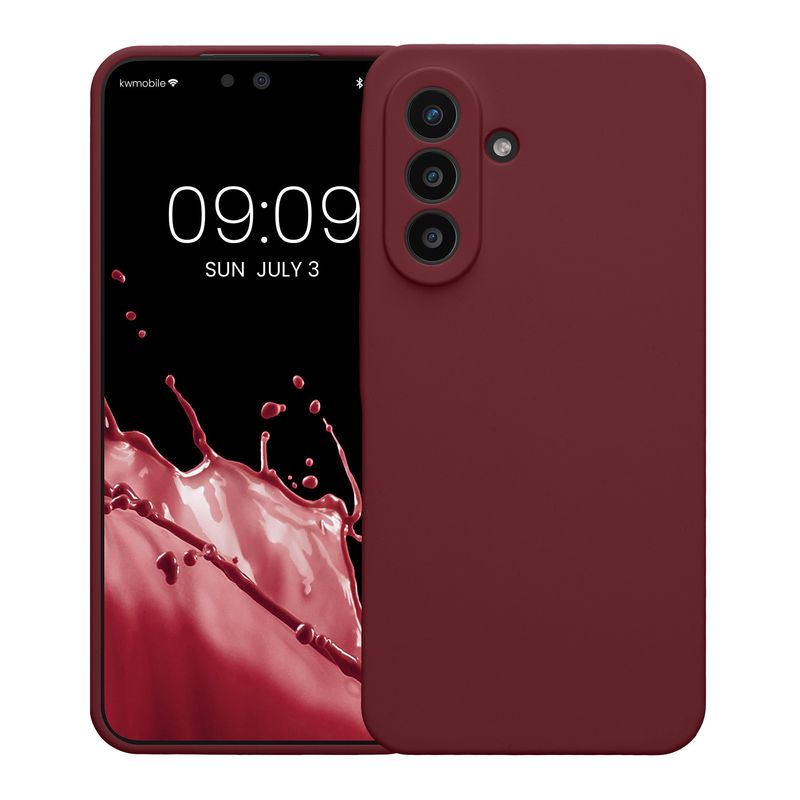 Laptop, Telefoane si Tablete - Telefoane mobile si accesorii - Accesorii Telefoane - Huse telefoane - Husa Kwmobile pentru Samsung Galaxy A57 5G, anti-alunecare, protectie la socuri, silicon, mov - Infinity.ro