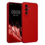 Laptop, Telefoane si Tablete - Telefoane mobile si accesorii - Accesorii Telefoane - Huse telefoane - Husa Kwmobile pentru Samsung Galaxy A57 5G, anti-alunecare, anti-amprenta, silicon, rosu - Infinity.ro