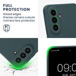 Laptop, Telefoane si Tablete - Telefoane mobile si accesorii - Accesorii Telefoane - Huse telefoane - Husa Kwmobile pentru Samsung Galaxy A57 5G, anti-alunecare, silicon, ardezie inchisa - Infinity.ro