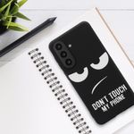 Laptop, Telefoane si Tablete - Telefoane mobile si accesorii - Accesorii Telefoane - Huse telefoane - Husa Kwmobile pentru Samsung Galaxy A57 5G, anti-alunecare, silicon, alb, negru - Infinity.ro
