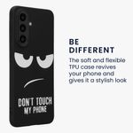 Laptop, Telefoane si Tablete - Telefoane mobile si accesorii - Accesorii Telefoane - Huse telefoane - Husa Kwmobile pentru Samsung Galaxy A57 5G, anti-alunecare, silicon, alb, negru - Infinity.ro