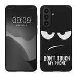 Laptop, Telefoane si Tablete - Telefoane mobile si accesorii - Accesorii Telefoane - Huse telefoane - Husa Kwmobile pentru Samsung Galaxy A57 5G, anti-alunecare, silicon, alb, negru - Infinity.ro