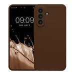 Laptop, Telefoane si Tablete - Telefoane mobile si accesorii - Accesorii Telefoane - Huse telefoane - Husa Kwmobile pentru Samsung Galaxy A57 5G, anti-alunecare, silicon, maro - Infinity.ro