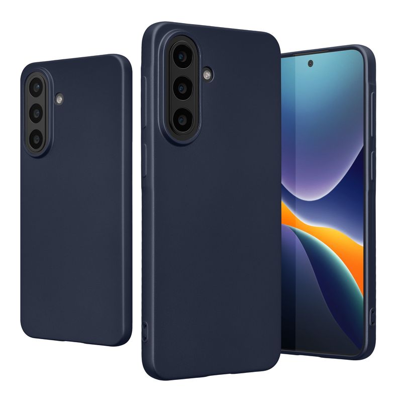 Laptop, Telefoane si Tablete - Telefoane mobile si accesorii - Accesorii Telefoane - Huse telefoane - Husa Kwmobile pentru Samsung Galaxy A57 5G, anti-alunecare, silicon, albastru - Infinity.ro