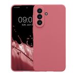 Laptop, Telefoane si Tablete - Telefoane mobile si accesorii - Accesorii Telefoane - Huse telefoane - Husa Kwmobile pentru Samsung Galaxy A57 5G, anti-alunecare, protectie la zgarieturi, silicon, roz - Infinity.ro