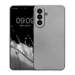 Laptop, Telefoane si Tablete - Telefoane mobile si accesorii - Accesorii Telefoane - Huse telefoane - Husa Kwmobile pentru Samsung Galaxy A57 5G, anti-alunecare, silicon, gri metalizat - Infinity.ro