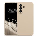 Laptop, Telefoane si Tablete - Telefoane mobile si accesorii - Accesorii Telefoane - Huse telefoane - Husa Kwmobile pentru Samsung Galaxy A57 5G, anti-alunecare, silicon, bej - Infinity.ro