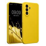 Laptop, Telefoane si Tablete - Telefoane mobile si accesorii - Accesorii Telefoane - Huse telefoane - Husa Kwmobile pentru Samsung Galaxy A57 5G, anti-alunecare, silicon, galben - Infinity.ro