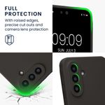 Laptop, Telefoane si Tablete - Telefoane mobile si accesorii - Accesorii Telefoane - Huse telefoane - Husa Kwmobile pentru Samsung Galaxy A57 5G, anti-alunecare, silicon, gri inchis - Infinity.ro