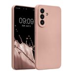 Laptop, Telefoane si Tablete - Telefoane mobile si accesorii - Accesorii Telefoane - Huse telefoane - Husa Kwmobile pentru Samsung Galaxy A57 5G, anti-alunecare, silicon, auriu, roz - Infinity.ro