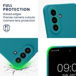 Laptop, Telefoane si Tablete - Telefoane mobile si accesorii - Accesorii Telefoane - Huse telefoane - Husa Kwmobile pentru Samsung Galaxy A57 5G, anti-alunecare, silicon, turcoaz mat - Infinity.ro