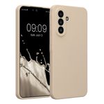 Laptop, Telefoane si Tablete - Telefoane mobile si accesorii - Accesorii Telefoane - Huse telefoane - Husa Kwmobile pentru Samsung Galaxy A57 5G, anti-alunecare, silicon, bej - Infinity.ro