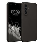 Laptop, Telefoane si Tablete - Telefoane mobile si accesorii - Accesorii Telefoane - Huse telefoane - Husa Kwmobile pentru Samsung Galaxy A57 5G, anti-alunecare, silicon, gri inchis - Infinity.ro