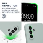 Laptop, Telefoane si Tablete - Telefoane mobile si accesorii - Accesorii Telefoane - Huse telefoane - Husa Kwmobile pentru Samsung Galaxy A57 5G, anti-alunecare, silicon, menta - Infinity.ro