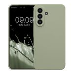 Laptop, Telefoane si Tablete - Telefoane mobile si accesorii - Accesorii Telefoane - Huse telefoane - Husa Kwmobile pentru Samsung Galaxy A57 5G, anti-alunecare, silicon, verde, gri - Infinity.ro