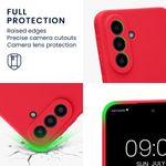 Laptop, Telefoane si Tablete - Telefoane mobile si accesorii - Accesorii Telefoane - Huse telefoane - Husa Kwmobile pentru Samsung Galaxy A57 5G, anti-alunecare, silicon, roz neon - Infinity.ro
