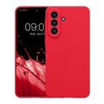 Laptop, Telefoane si Tablete - Telefoane mobile si accesorii - Accesorii Telefoane - Huse telefoane - Husa Kwmobile pentru Samsung Galaxy A57 5G, anti-alunecare, silicon, roz neon - Infinity.ro